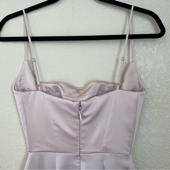 HOUSE OF CB 'Olivette' Crystal Satin Corset Maxi Dress/Size M NWOT - Picture 12 of 16